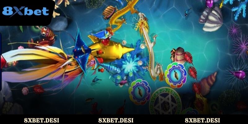 Game bắn cá xèng 8XBET có cơ chế vận hành đơn giản
