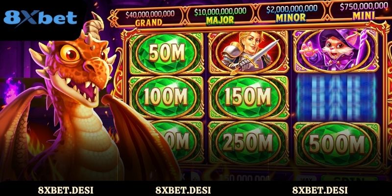 Đa dạng dòng game nổ hũ 8XBET hấp dẫn