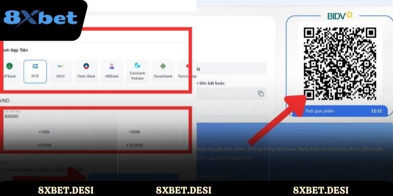 Từng bước để nạp tiền vào tài khoản cá cược với ví điện tử và ngân hàng