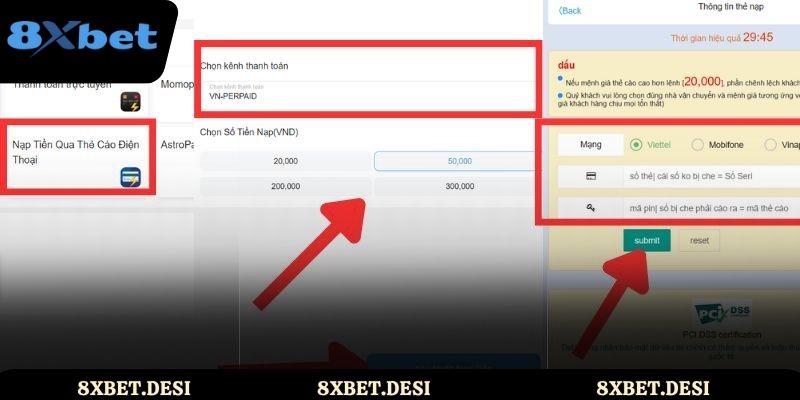 Hướng dẫn giao dịch với nhà cái thông qua thẻ cào